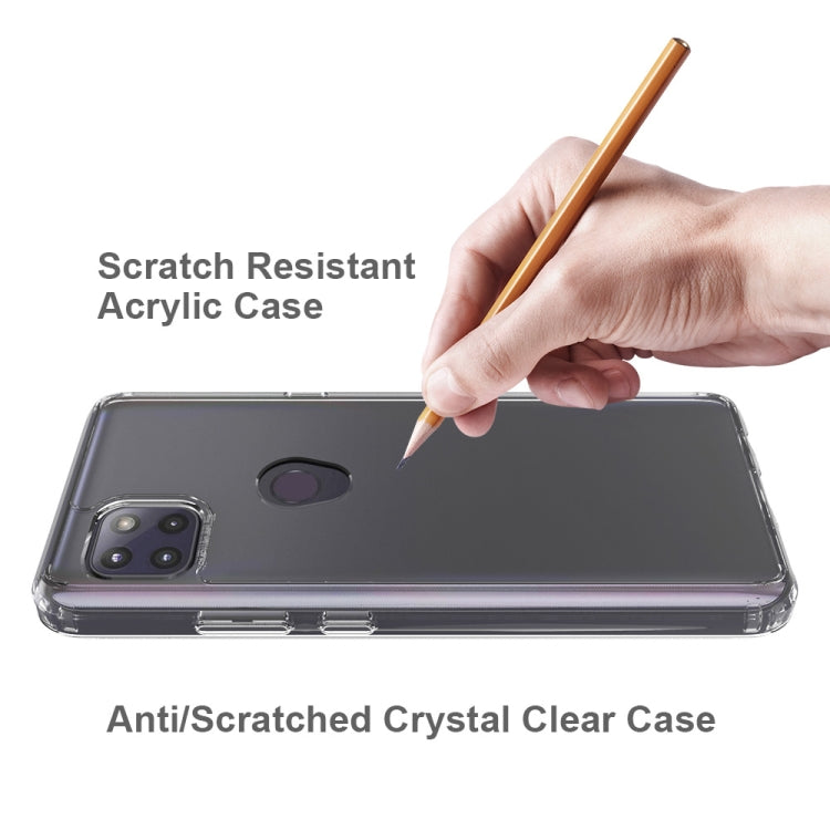 For Motorola Moto G 5G Shockproof Scratchproof TPU + Acrylic Protective Case(Transparent) - Motorola Cases by buy2fix | Online Shopping UK | buy2fix