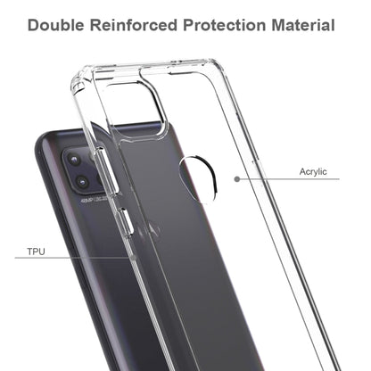 For Motorola Moto G 5G Shockproof Scratchproof TPU + Acrylic Protective Case(Transparent) - Motorola Cases by buy2fix | Online Shopping UK | buy2fix