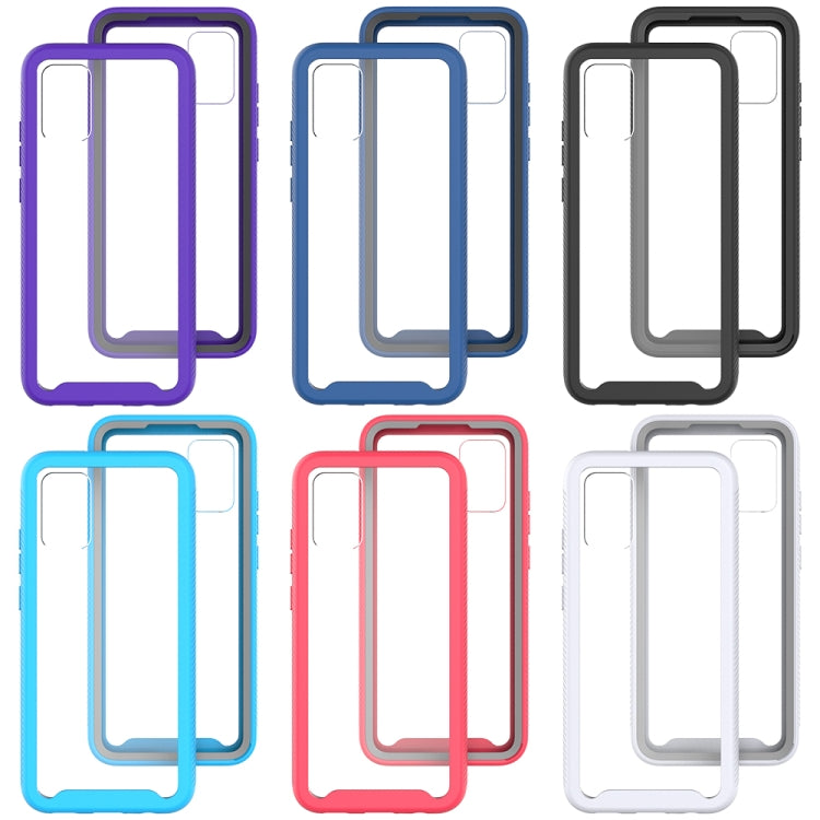 For Samsung Galaxy A02s (EU Version) Starry Sky Solid Color Series Shockproof PC + TPU Protective Case(White) by buy2fix