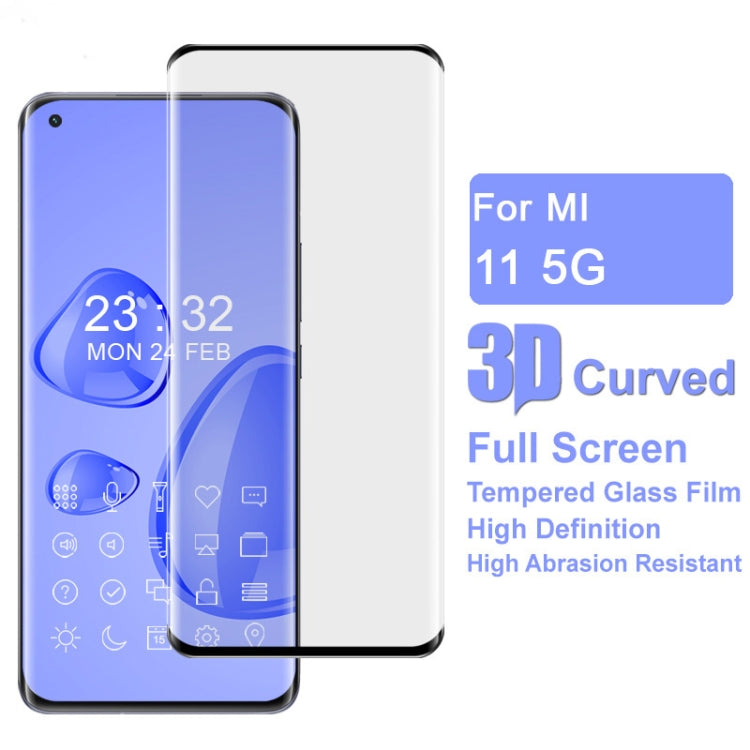 For Xiaomi Mi 11 5G IMAK 3D Curved Full Screen Tempered Glass Film -  by imak | Online Shopping UK | buy2fix