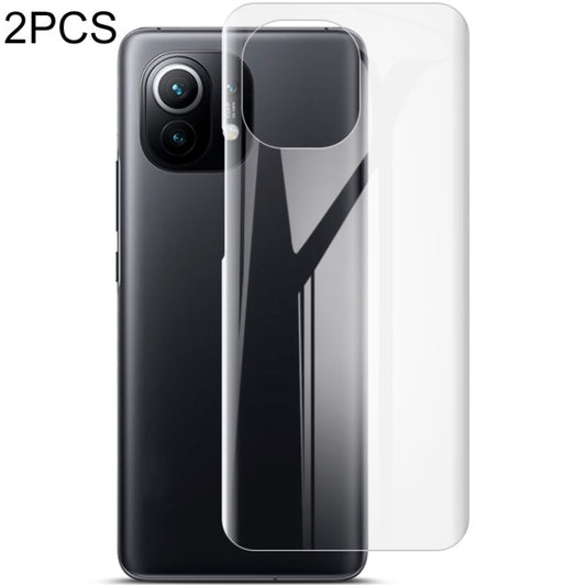 For Xiaomi Mi 11 5G 2 PCS IMAK 0.15mm Curved Full Screen Protector Hydrogel Film Back Protector -  by imak | Online Shopping UK | buy2fix