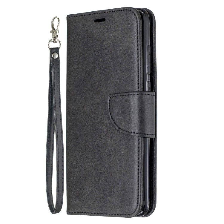 For Xiaomi Redmi Note 8Pro Retro Lambskin Texture Pure Color Horizontal Flip PU Leather Case with Holder & Card Slots & Wallet & Lanyard(Black) - Xiaomi Cases by buy2fix | Online Shopping UK | buy2fix