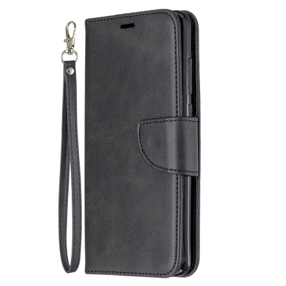 For Xiaomi Redmi Note 8Pro Retro Lambskin Texture Pure Color Horizontal Flip PU Leather Case with Holder & Card Slots & Wallet & Lanyard(Black) - Xiaomi Cases by buy2fix | Online Shopping UK | buy2fix
