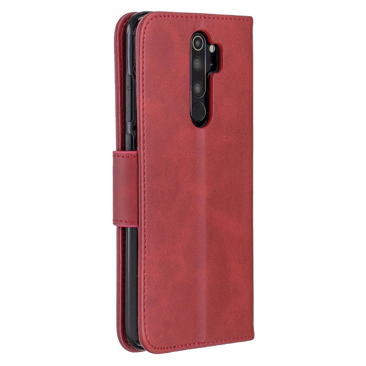 For Xiaomi Redmi Note 8Pro Retro Lambskin Texture Pure Color Horizontal Flip PU Leather Case with Holder & Card Slots & Wallet & Lanyard(Red) - Xiaomi Cases by buy2fix | Online Shopping UK | buy2fix
