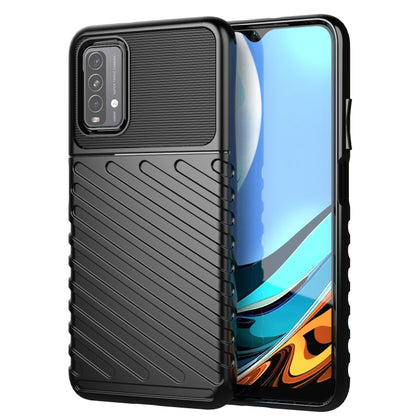 For Xiaomi Redmi 9T Thunderbolt Shockproof TPU Protective Soft Case(Black) - Xiaomi Cases by buy2fix | Online Shopping UK | buy2fix