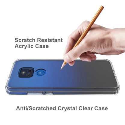For Motorola Moto G Play (2021) Shockproof Scratchproof TPU + Acrylic Protective Case(White) - Motorola Cases by buy2fix | Online Shopping UK | buy2fix