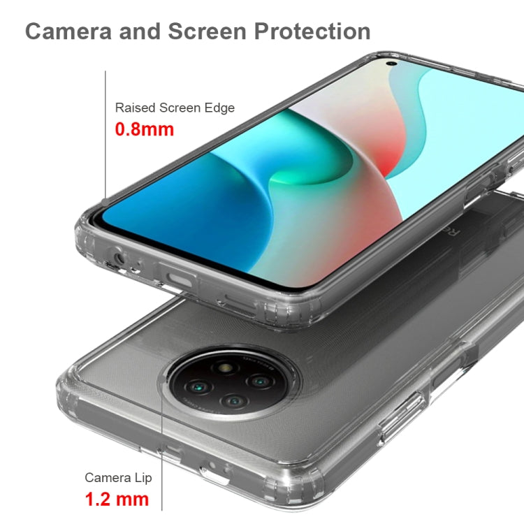 For Xiaomi Redmi Note 9T Shockproof Scratchproof TPU + Acrylic Protective Case(White) - Xiaomi Cases by buy2fix | Online Shopping UK | buy2fix