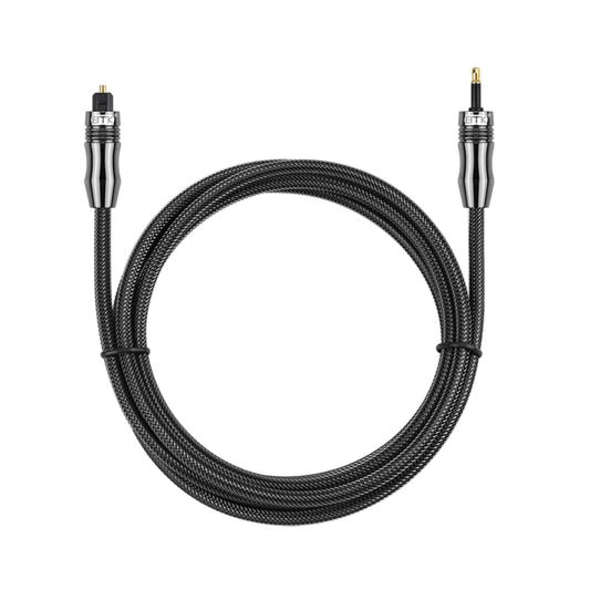 EMK OD6.0mm 3.5mm Digital Sound Toslink to Mini Toslink Digital Optical Audio Cable, Length:1m - Audio Optical Cables by EMK | Online Shopping UK | buy2fix