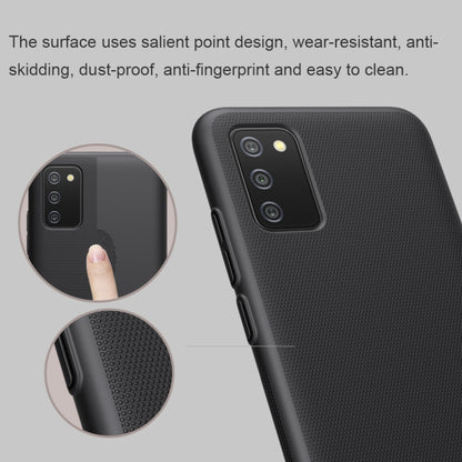 For Samsung Galaxy A02s / M02s NILLKIN Frosted Concave-convex Texture PC Protective Case(White) - Galaxy Phone Cases by NILLKIN | Online Shopping UK | buy2fix