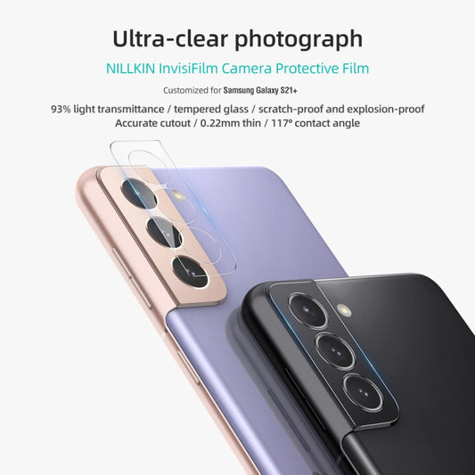 For Samsung Galaxy S21+ 5G NILLKIN InvisiFilm Series Back Camera Lens Film - Galaxy Tempered Glass by NILLKIN | Online Shopping UK | buy2fix