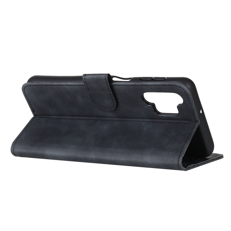 For Samsung Galaxy A32 4G KHAZNEH Retro Texture PU + TPU Horizontal Flip Leather Case with Holder & Card Slots & Wallet(Black) by buy2fix