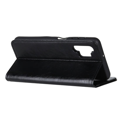For Samsung Galaxy A32 4G Magnetic Crazy Horse Texture Horizontal Flip Leather Case with Holder & Card Slots & Wallet(Black) by buy2fix