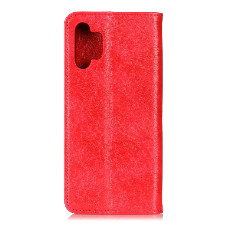 For Samsung Galaxy A32 4G Magnetic Crazy Horse Texture Horizontal Flip Leather Case with Holder & Card Slots & Wallet(Red) by buy2fix