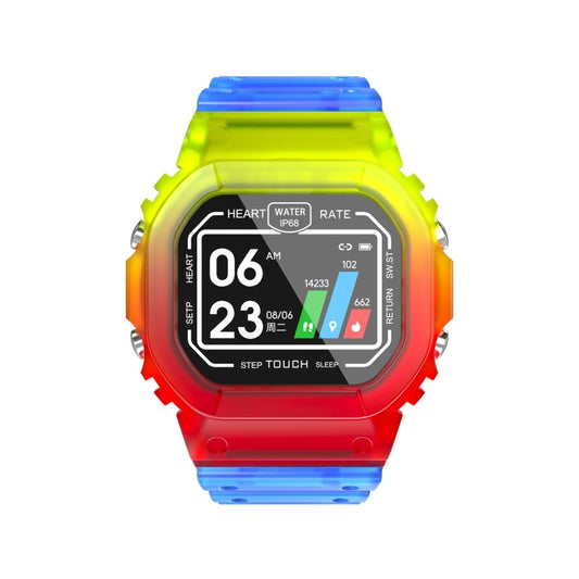 K16 1.14 inch TFT Color Screen IP68 Waterproof Smart Watch, Support Bluetooth Music / Sleep Monitoring / Heart Rate Monitoring(Colorful) by buy2fix