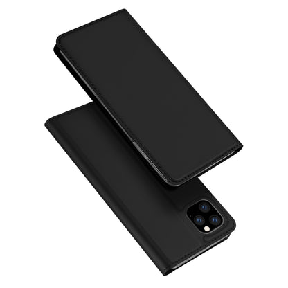 For iPhone 11 DUX DUCIS Skin Pro Series Shockproof Horizontal Flip Leather Case with Holder & Card Slots(Black) - iPhone 11 Cases by DUX DUCIS | Online Shopping UK | buy2fix