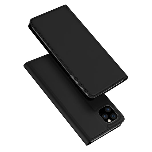 For iPhone 11 DUX DUCIS Skin Pro Series Shockproof Horizontal Flip Leather Case with Holder & Card Slots(Black) - iPhone 11 Cases by DUX DUCIS | Online Shopping UK | buy2fix