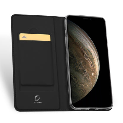 For iPhone 11 DUX DUCIS Skin Pro Series Shockproof Horizontal Flip Leather Case with Holder & Card Slots(Black) - iPhone 11 Cases by DUX DUCIS | Online Shopping UK | buy2fix