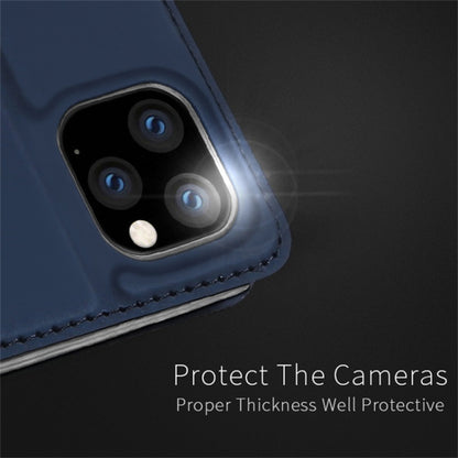 For iPhone 11 DUX DUCIS Skin Pro Series Shockproof Horizontal Flip Leather Case with Holder & Card Slots(Black) - iPhone 11 Cases by DUX DUCIS | Online Shopping UK | buy2fix