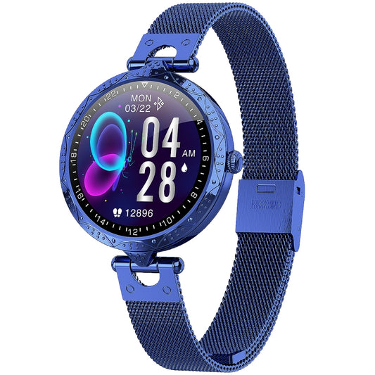 AK22 1.09 inch IPS Screen IP67 Waterproof Smart Watch, Support Sleep Monitoring / Blood Oxygen Monitoring / Heart Rate Monitoring(Blue) by buy2fix