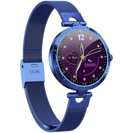 AK22 1.09 inch IPS Screen IP67 Waterproof Smart Watch, Support Sleep Monitoring / Blood Oxygen Monitoring / Heart Rate Monitoring(Blue) by buy2fix