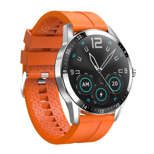 G20 1.3 inch IPS Color Screen IP67 Waterproof Smart Watch, Support Blood Oxygen Monitoring / Sleep Monitoring / Heart Rate Monitoring, Style: Silicone Strap(Orange) by buy2fix