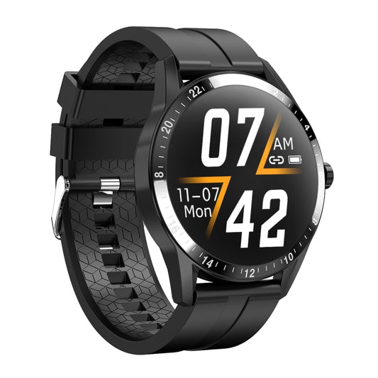 G20 1.3 inch IPS Color Screen IP67 Waterproof Smart Watch, Support Blood Oxygen Monitoring / Sleep Monitoring / Heart Rate Monitoring, Style: Silicone Strap(Black) by buy2fix