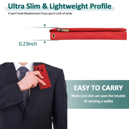 For Samsung Galaxy A20 / A30 Skin-feel Crazy Horse Texture Zipper Wallet Bag Horizontal Flip Leather Case with Holder & Card Slots & Wallet & Lanyard(Red) by buy2fix