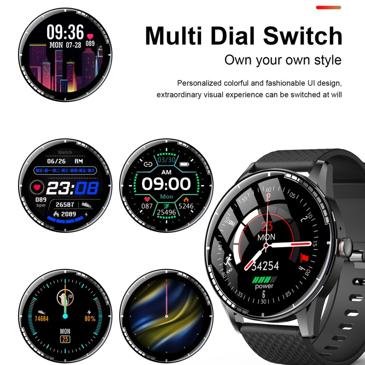 H6 1.28 inch Touch Screen IP67 Waterproof Smart Watch, Support Bluetooth Call / Sleep Monitoring / Heart Rate Monitoring(Black) by buy2fix