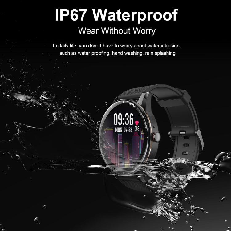 H6 1.28 inch Touch Screen IP67 Waterproof Smart Watch, Support Bluetooth Call / Sleep Monitoring / Heart Rate Monitoring(Black) by buy2fix