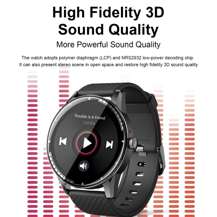 H6 1.28 inch Touch Screen IP67 Waterproof Smart Watch, Support Bluetooth Call / Sleep Monitoring / Heart Rate Monitoring(Black) by buy2fix