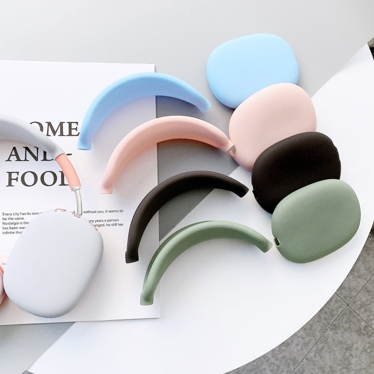 3 in 1 Headset Silicone Protective Case for AirPods Max(White) - For AirPods Max by buy2fix | Online Shopping UK | buy2fix