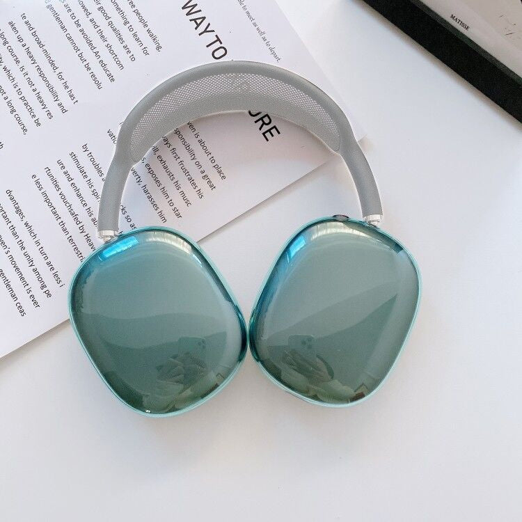 Headset Transparent Protective Case for AirPods Max(Green) - For AirPods Max by buy2fix | Online Shopping UK | buy2fix