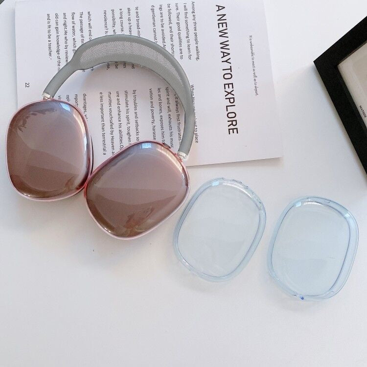 Headset Transparent Protective Case for AirPods Max(Green) - For AirPods Max by buy2fix | Online Shopping UK | buy2fix