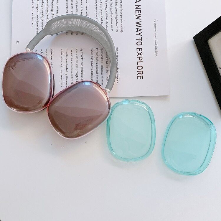 Headset Transparent Protective Case for AirPods Max(Green) - For AirPods Max by buy2fix | Online Shopping UK | buy2fix