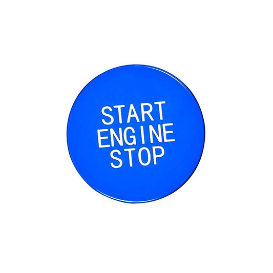 Car Carbon Fiber One-button Start Decorative Sticker for BMW 3 Series / G20 / G05 / G06 / G07 / G14 / G29 / F40 / F44(Blue) by buy2fix