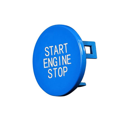 Car Carbon Fiber One-button Start Decorative Sticker for BMW 3 Series / G20 / G05 / G06 / G07 / G14 / G29 / F40 / F44(Blue) by buy2fix