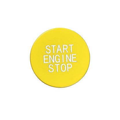 Car Carbon Fiber One-button Start Decorative Sticker for BMW 3 Series / G20 / G05 / G06 / G07 / G14 / G29 / F40 / F44(Yellow) by buy2fix