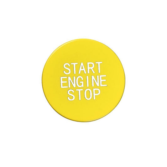 Car Carbon Fiber One-button Start Decorative Sticker for BMW 3 Series / G20 / G05 / G06 / G07 / G14 / G29 / F40 / F44(Yellow) by buy2fix