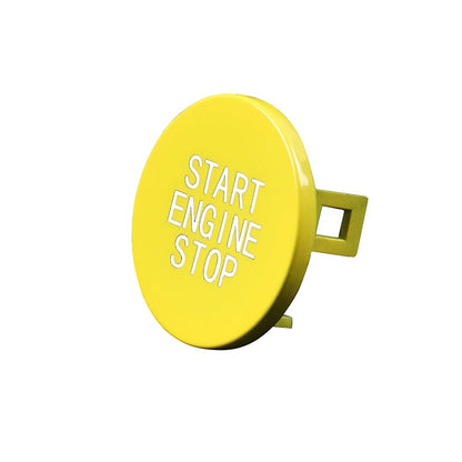 Car Carbon Fiber One-button Start Decorative Sticker for BMW 3 Series / G20 / G05 / G06 / G07 / G14 / G29 / F40 / F44(Yellow) by buy2fix