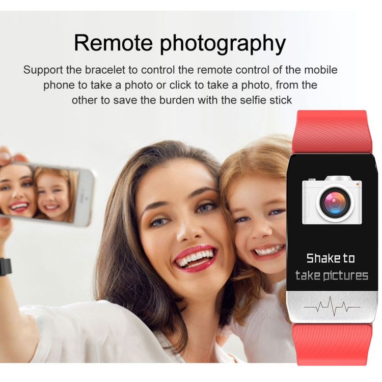 T1S 1.14 inch Screen IP67 Waterproof Smart Bracelet, Support Blood Oxygen Monitoring / Body Temperature Monitoring / Heart Rate Monitoring(Black) by buy2fix