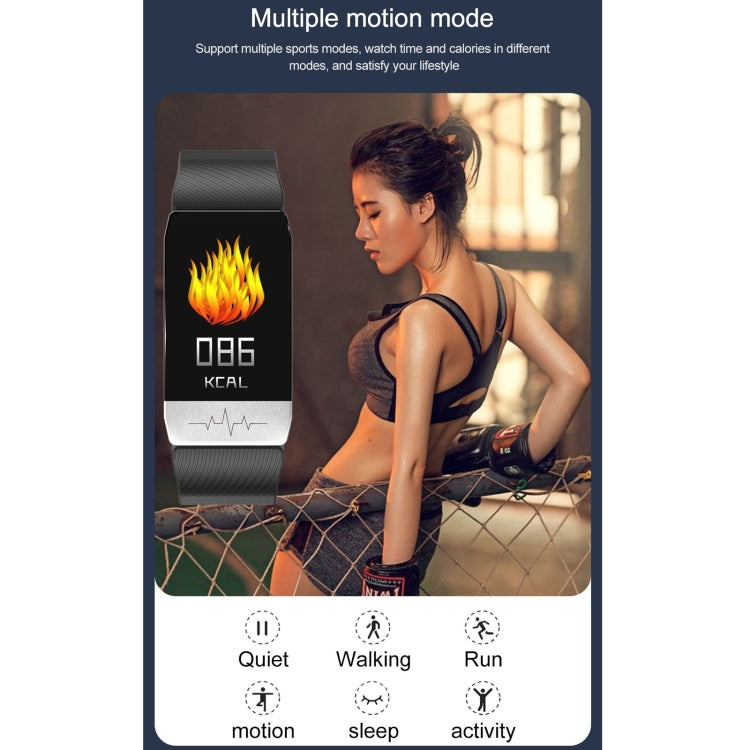 T1S 1.14 inch Screen IP67 Waterproof Smart Bracelet, Support Blood Oxygen Monitoring / Body Temperature Monitoring / Heart Rate Monitoring(Black) by buy2fix