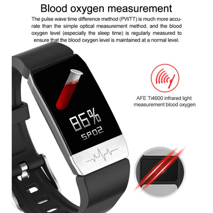 T1S 1.14 inch Screen IP67 Waterproof Smart Bracelet, Support Blood Oxygen Monitoring / Body Temperature Monitoring / Heart Rate Monitoring(Black) by buy2fix