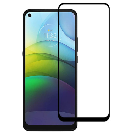 For Motorola Moto G9 Power Full Glue Full Screen Tempered Glass Film - Motorola Tempered Glass by buy2fix | Online Shopping UK | buy2fix