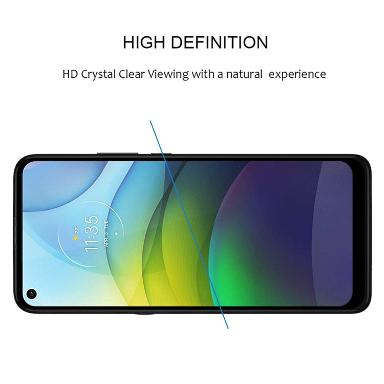 For Motorola Moto G9 Power Full Glue Full Screen Tempered Glass Film - Motorola Tempered Glass by buy2fix | Online Shopping UK | buy2fix