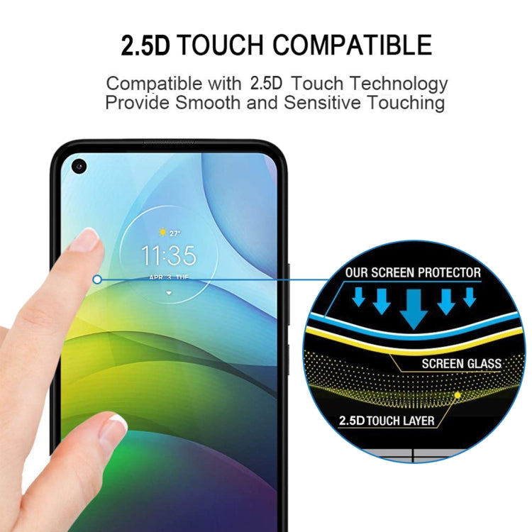For Motorola Moto G9 Power Full Glue Full Screen Tempered Glass Film - Motorola Tempered Glass by buy2fix | Online Shopping UK | buy2fix