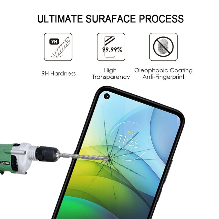 For Motorola Moto G9 Power Full Glue Full Screen Tempered Glass Film - Motorola Tempered Glass by buy2fix | Online Shopping UK | buy2fix