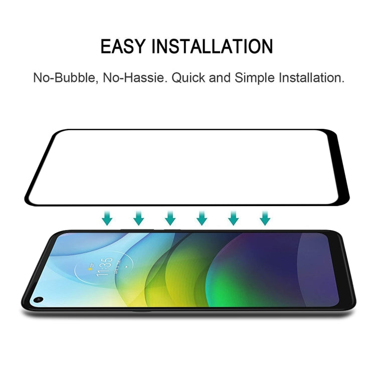 For Motorola Moto G9 Power Full Glue Full Screen Tempered Glass Film - Motorola Tempered Glass by buy2fix | Online Shopping UK | buy2fix