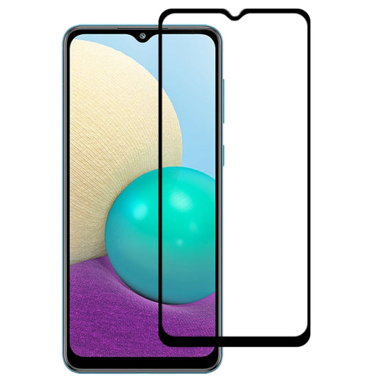 For Samsung Galaxy A02 Full Glue Full Screen Tempered Glass Film - Galaxy Tempered Glass by buy2fix | Online Shopping UK | buy2fix