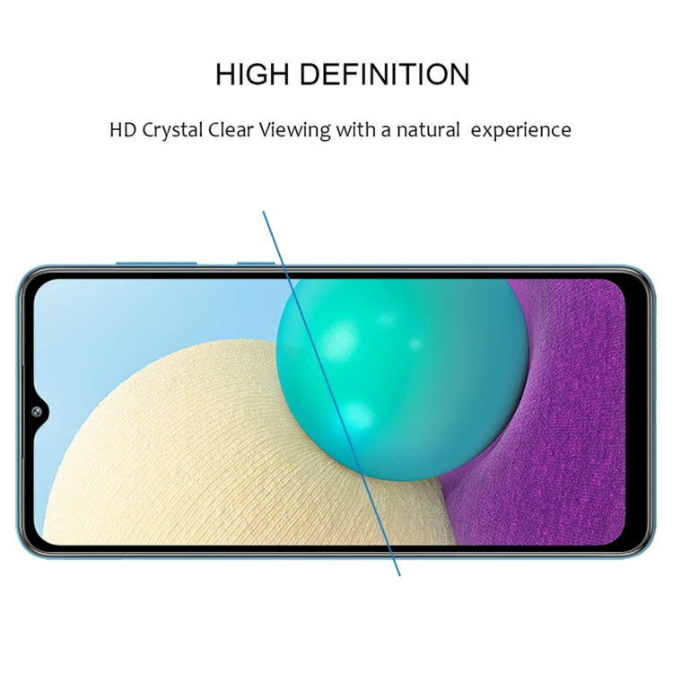 For Samsung Galaxy A02 Full Glue Full Screen Tempered Glass Film - Galaxy Tempered Glass by buy2fix | Online Shopping UK | buy2fix
