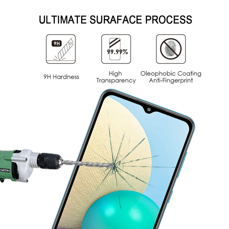 For Samsung Galaxy A02 Full Glue Full Screen Tempered Glass Film - Galaxy Tempered Glass by buy2fix | Online Shopping UK | buy2fix